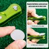 Gosknor Golf Divot Repair Tool, Stainless Steel Divot Repair Tool Foldable Pop-up Divot Turf Fork Golf Metal Putting Fork Golf Turf Fork Ball Marker Divot Tool for Golf Lover (Light Green) view 4
