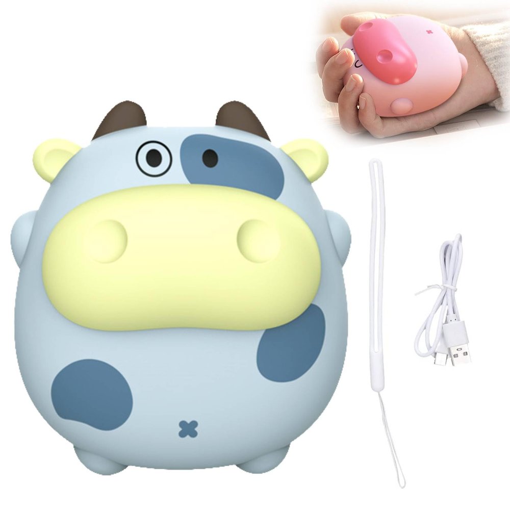 Hand Warmers Rechargeable, Electric Hand Warmer with 2 Heating Settings, Portable Heater are Suitable as for Children, sons, and Daughters (#3blue, One Size)