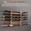 Bamboo Katana Samurai Sword Hanger - 1-13 Tiers Sword Display Wall Mount, Vertical Martial Arts Weapons for Tanto/Genji/Axe view 2