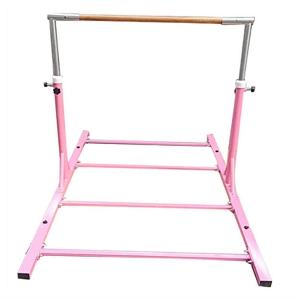 JKSVTF Children's Horizontal Bar Can Be Raised and Lowered Horizontal Bar Adult Gymnastic Pull-Ups Gymnastics Bar