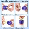 4 pcs Silicone Boot for Owala FreeSip Twist Water Bottle 24oz,Anti-Slip Bottom Protective for Owala FreeSip Twist (2+2 Orange) view 4