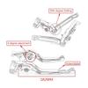 For YA&MAHA YZF R6 YZFR6 2004 2003 2002 2001 2000 1999 Motorcycle Extendable Folding CNC Brake Clutch Levers Customizable LOGO view 3