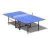 TIANTIANDIGITAL 8ft Medium Ping Pong Table Set, Foldable Ping Pong Table, Adjustable Legs and Rubber Suction Cups, Aluminum Frame, Folding Legs, 4 Wheels view 1