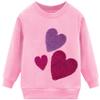 Akyzic Baby Girl Sweatshirt Heart Print Valentines Day Outfit Kids Sweaters Tops Pullover Toddler Long Sleeve Crewneck Heart Shirt 4t view 1