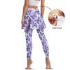 WHUVUMFY Athletic Skirt with Leggings for Women Butterfly Tennis Skirted Legging with Pocket Running Outdoor Workout Skorts Soft Yoga Pants view 3