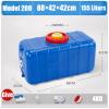Water Storage Containers,Water Tank Blue 25L/50L/75L/110L/155L Outdoor Water Tank with Faucet Thick Plastic Water Storage Container Water Container Portable Home Storage Bucket ,Camping Water Storage view 2
