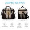 Portable Camping Cooler Pack,Angel Wing Print Reusable Lunch Pack,Outdoor Large Capacity Picnic Pack view 2