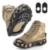 Ice Cleats, Ice Cleats for Shoes and Boots, Crampons for Shoes with 30 Spikes Anti Slip Snow Shoes(Medium) view 1