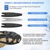 Ice Cleats, Ice Cleats for Shoes and Boots, Crampons for Shoes with 30 Spikes Anti Slip Snow Shoes(Medium) view 2