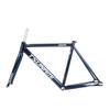 BSFHQS 700C Fixed Gear Bike Frameset 49CM 52CM 55CM 58CM Aluminum Alloy Racing Track Bike Frame C Brake Bike Frame Quick Release Frame 100/120mm QR(Color Change B,49cm) view 1