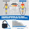 Ayombo Jump Rope, Home Gym Weighted Jump Rope, 1.5lb Heavy Jumprope for Men Women kids, Workout Equipment Accessories for Exercise,Improve Speed and Training Muscle, Full Body Exercise at Home view 4