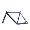 BSFHQS 700C Fixed Gear Bike Frameset 49CM 52CM 55CM 58CM Aluminum Alloy Racing Track Bike Frame C Brake Bike Frame Quick Release Frame 100/120mm QR(Color Change A,58cm) view 1