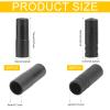 100pcs Bike Cable End Caps for Bike Shift & Brake Cables, 4mm & 5mm Bicycle Cable Ends Crimps Black Bike Brake Cable End Tips Cycling Brake Cable Housing Caps for Road Mountain Bicycle view 2