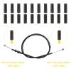100pcs Bike Cable End Caps for Bike Shift & Brake Cables, 4mm & 5mm Bicycle Cable Ends Crimps Black Bike Brake Cable End Tips Cycling Brake Cable Housing Caps for Road Mountain Bicycle view 3