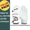 FINGER TEN Golf Gloves Men Right Left Handed Golfer Mens Golf Glove Left Right Golf Club Head Covers Woods Driver Fairway Hybrid 3/4/5 Set view 2