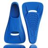 Swim Fins Adult Swim Training Fins for Pool Lap Swimming Comfortable Silicone Full Foot Pocket Travel Size Fins Short Blade Floating Flippers for Snorkeling Diving Swimming Adult Men Women view 1