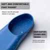 Swim Fins Adult Swim Training Fins for Pool Lap Swimming Comfortable Silicone Full Foot Pocket Travel Size Fins Short Blade Floating Flippers for Snorkeling Diving Swimming Adult Men Women view 3