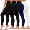 4 Pack Leggings for Women Butt Lift High Waisted Tummy Control No See-Through Yoga Pants Workout Running Leggings view 1