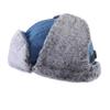 Home Prefer Men's Trapper Hat with Face Mask Faux Fur Trooper Trapper Hat for Men Winter Ushanka Hunting Hat Water Resistant (US, Alpha, One Size, Blue) view 3