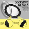 alltoo Central Lock disc Brake Rotor Lock Ring 2 PCS, Fit for All Campagnolo M1-101B and Fulcrum disc Brake Wheels, AFS disc Brake Wheel Set, Disc Lock Ring for Bicycle Accessories view 4