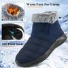 Alicegana Winter Snow Boots for Women: Comfortable Warm Fur Lined Anti Slip Winter Shoes Waterproof Slip On Walking Outdoor Ankle Booties view 4