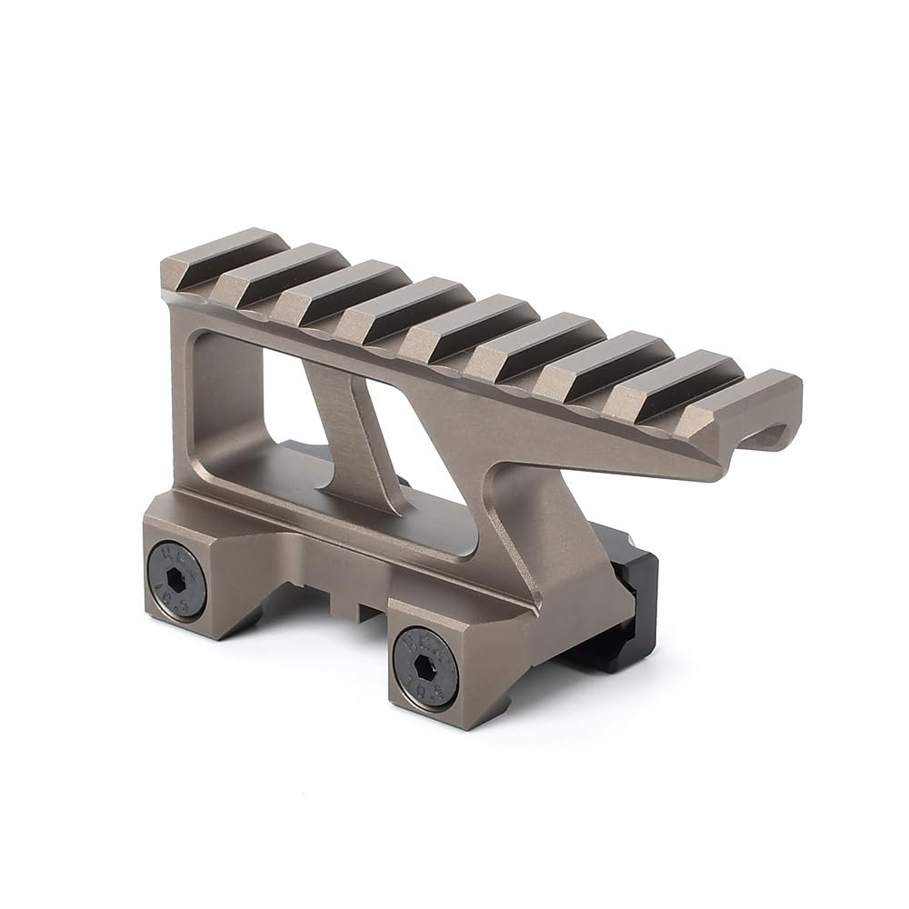 QIRUIMY 8 Slots Picatinny Riser Mount,1.76" HighPicatinny/Walker Rail Riser with a Height Increase of 1.5 Inches for Red Dots, Scopes, Optics, Flashlight