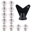 Gosknor 12pcs Football Cleats Screw on Studs, Football Cleats Studs Metal Soccer Shoe Studs Rugby Boot Studs Replacement Football Cleat Spikes for Adults Sports Training view 1