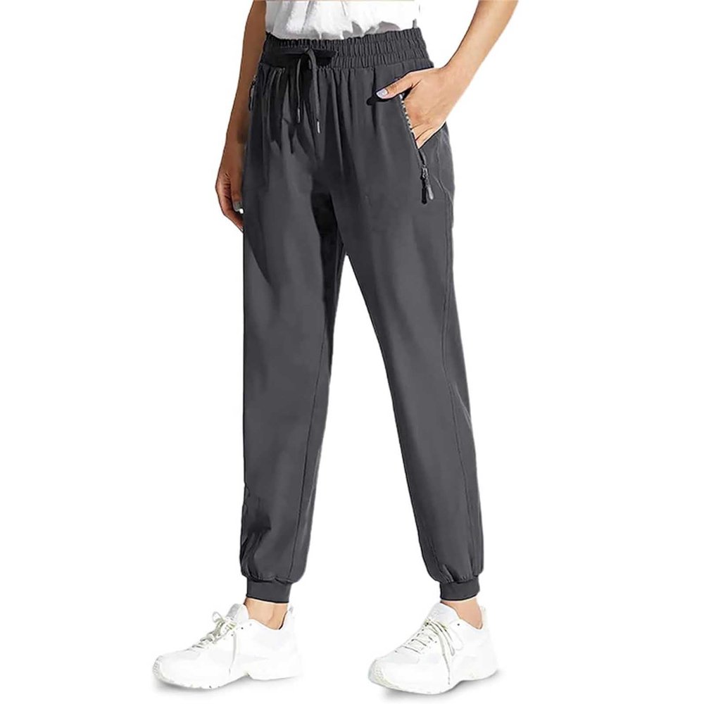 Dosurgorn Comfys Fit Women Quick Drying Pants Stretch Active, Unisex Stretch Quick Drying Pants, Waterproof & Breathable (Gray (Jogger),3X-Large)