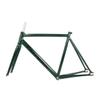 BSFHQS 700C Fixed Gear Bike Frameset 49CM 52CM 55CM 58CM Aluminum Alloy Racing Track Bike Frame C Brake Bike Frame Quick Release Frame 100/120mm QR(Green A,52cm) view 1