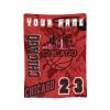 Jykuvtf Custom Blanket Personalized Throw Blanket Customized Fleece Blanket with Name Numbers Fans Gifts Kids view 1
