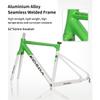 BSFHQS 700C Road Bike Frameset 47cm 50cm Aluminum Alloy Racing Bike Frame Disc Brake Frame Thru Axle Frame F12*100mm R12*142mm Wind Breaker Design(Purple,47cm) view 3