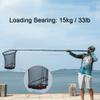 Portable Carbon Fiber Telescoping Fishing Landing Net Rod Fish Handle Collapsible Pole Carbon Fiber Fishing Net Long Handle (Loading Bearing: 15Kg / 33Lb)-1.7m(3.0m) view 2