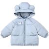 Baby Girl Boy Winter Coats Toddler Warm Puffer Jackets Kids Down Alternative Outerwear Hooded Outdoor (Blue, 3-4 Years)