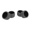 HKINBAS 4PCS Fit for Trailer Wobble Rollers High Temp Resistant Poly Ribbed Wobble Roller for Boats Trailers 125 X 73 X 30mm (Gray) view 3
