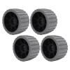 HKINBAS 4PCS Fit for Trailer Wobble Rollers High Temp Resistant Poly Ribbed Wobble Roller for Boats Trailers 125 X 73 X 30mm (Gray) view 4