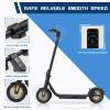 DXH Electric Scooter Adults,10" Tires, E Scooter with 500W Motor,Upto 19MPH & 20Miles, Scooter Electric for Adults with Dual Braking Safe System, Folding Electric Scooter with APP view 4