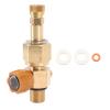 GRCFUMO 5000Psi High Pressure Switch Valve, CO2 Inflatable Bottle Connector, CO2 Cylinder High Pressure Valve 8mm Connector for CO2 Inflatable Bottle M18x1.5