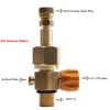 GRCFUMO 5000Psi High Pressure Switch Valve, CO2 Inflatable Bottle Connector, CO2 Cylinder High Pressure Valve 8mm Connector for CO2 Inflatable Bottle M18x1.5 view 3