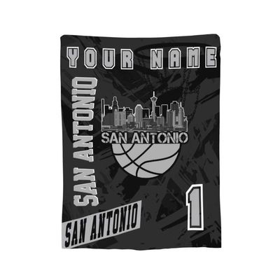 Jykuvtf Custom Blanket Personalized Throw Blanket Customized Fleece Blanket with Name Numbers Fans Gifts Kids