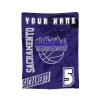 Jykuvtf Custom Blanket Personalized Throw Blanket Customized Fleece Blanket with Name Numbers Fans Gifts Kids view 1