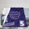 Jykuvtf Custom Blanket Personalized Throw Blanket Customized Fleece Blanket with Name Numbers Fans Gifts Kids view 3