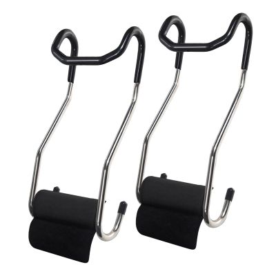 Fancyes Dumbbell Spotter Hooks Barbell Attachment Heavy Duty Practical Dumbbell Hooks Hangers for Chest & Shoulder Workouts