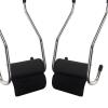 Fancyes Dumbbell Spotter Hooks Barbell Attachment Heavy Duty Practical Dumbbell Hooks Hangers for Chest & Shoulder Workouts view 3
