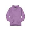 Kids Toddler Solid Color Long Sleeve Turtleneck Tops Girls High Neck Cotton Blouse Fall Little (Purple, 12-18 Months) view 1