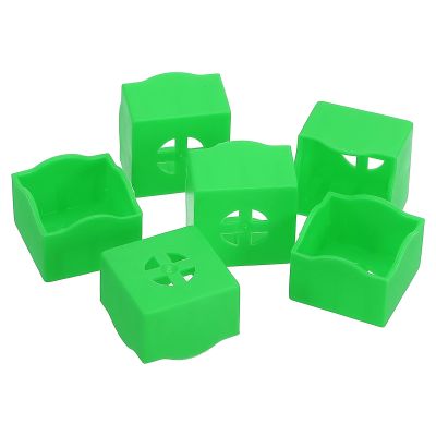 PATIKIL Pool Chalk Holder, 9 Pack Billiard Chalk Storage Holder Portable Cue Chalk Holder Billiards Pool Table Accessory for Pool Chalk, Green
