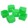 PATIKIL Pool Chalk Holder, 9 Pack Billiard Chalk Storage Holder Portable Cue Chalk Holder Billiards Pool Table Accessory for Pool Chalk, Green view 1