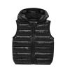 Baby Boys Girls Hooded Puffer Vest Winter Lightweight Sleeveless Bear Ears Zipper Up Jackets(Black-b, 4-5 Years) view 1