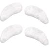 BFLCTTBD 2 Pairs White Santa Eyebrows Bushy Eyebrows Costume Old Man Eyebrows Costume False Eyebrows Self-Adhesive Realistic Facial Hair for Christmas view 1