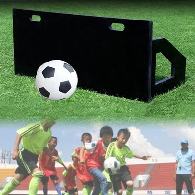 YXCUSAM Soccer Rebound Board, Foldable Soccer Wall Trainer,for Improve Dribbling, Passing and Shooting (Black)