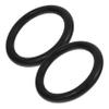 NAMOARLY Plastic Gymnastic Rings Replacement Set Strength Training Gym Equipment Push-ups Pull-ups